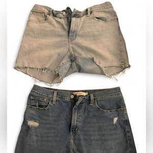 Levi's Light Blue Vintage Denim Shorts